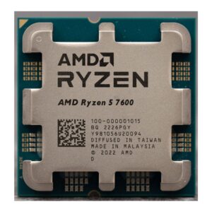 AMD Ryzen 5 7600X tray packed Zen 4 desktop gaming processor chip
