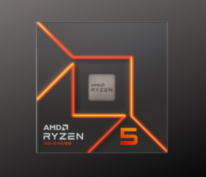 AMD Ryzen 5 7500F tray packed Zen 4 desktop gaming processor chip