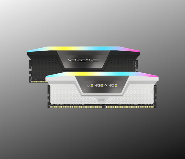 Corsair Vengeance RGB 32GB (2x16GB) 6000MT/s – Black/White