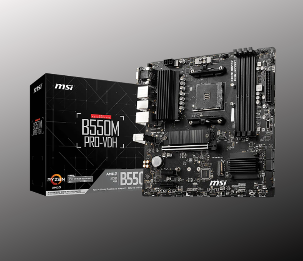 MSI B550M PRO-VDH WIFI AM4 Ryzen Motherboard with WiFi