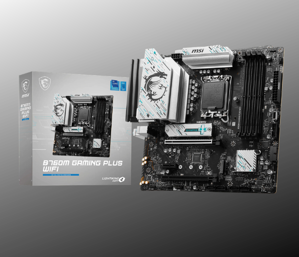 MSI B760M GAMING PLUS WIFI Motherboard | Intel LGA 1700 Micro-ATX DDR5 WiFi Pakistan