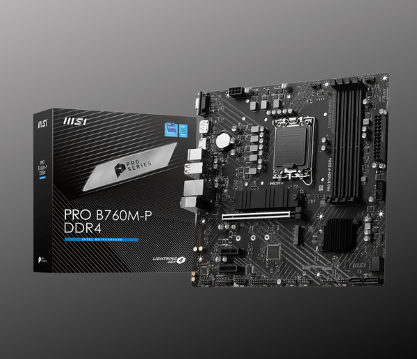 MSI PRO B760M-P Motherboard | Intel LGA 1700 Micro-ATX DDR4 Gaming Board Pakistan