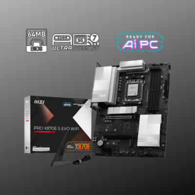 MSI PRO X870E-S EVO WIFI AMD AM5 ATX Motherboard – Best X870E Motherboard Price in Pakistan at ZAT Gaming Store