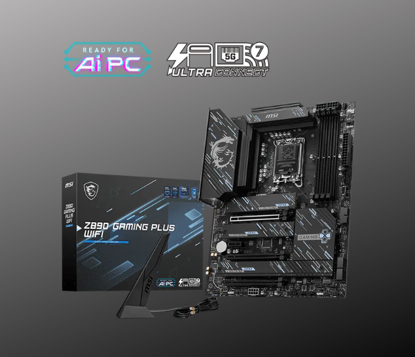 MSI Z890 GAMING PLUS WIFI Motherboard | Intel LGA 1851 ATX DDR5 WiFi Pakistan