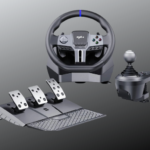 PXN V9 Gen2 Racing Steering Wheel with Pedals & Shifter – 270°/900° Rotation Gaming Wheel