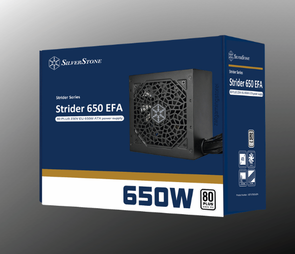 SilverStone Strider 650 EFA Power Supply – 650W 80 PLUS