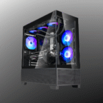 SilverStone Lucid 05 panoramic dual glass mid tower chassis black and white versions