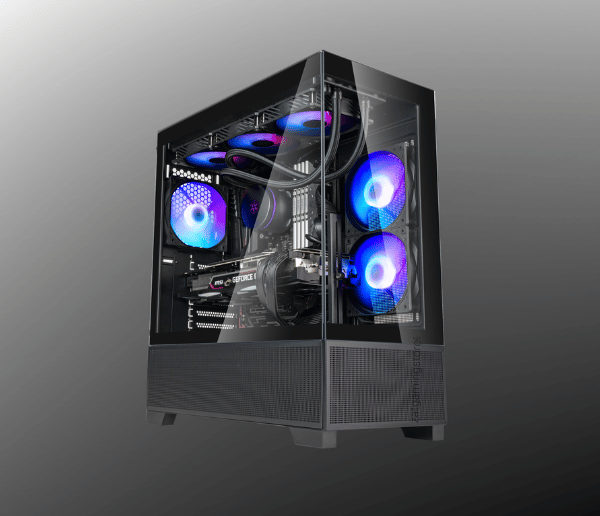 SilverStone Lucid LD05 ATX Case | Black & White