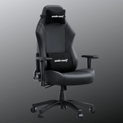 Luna Pro Gaming Chair with Footrest Black Fabric Price in Pakistan