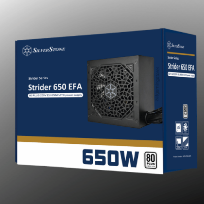 SilverStone Strider 650 EFA 80 PLUS 650W power supply unit