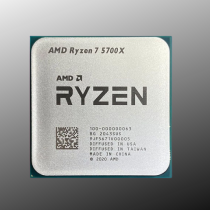 AMD Ryzen 7 5700X tray packed desktop gaming processor chip